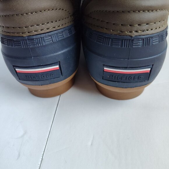 Ladies SZ 7M Tommy Hilfiger Blue/Green Rain/Snow Boots - Picture 4 of 6